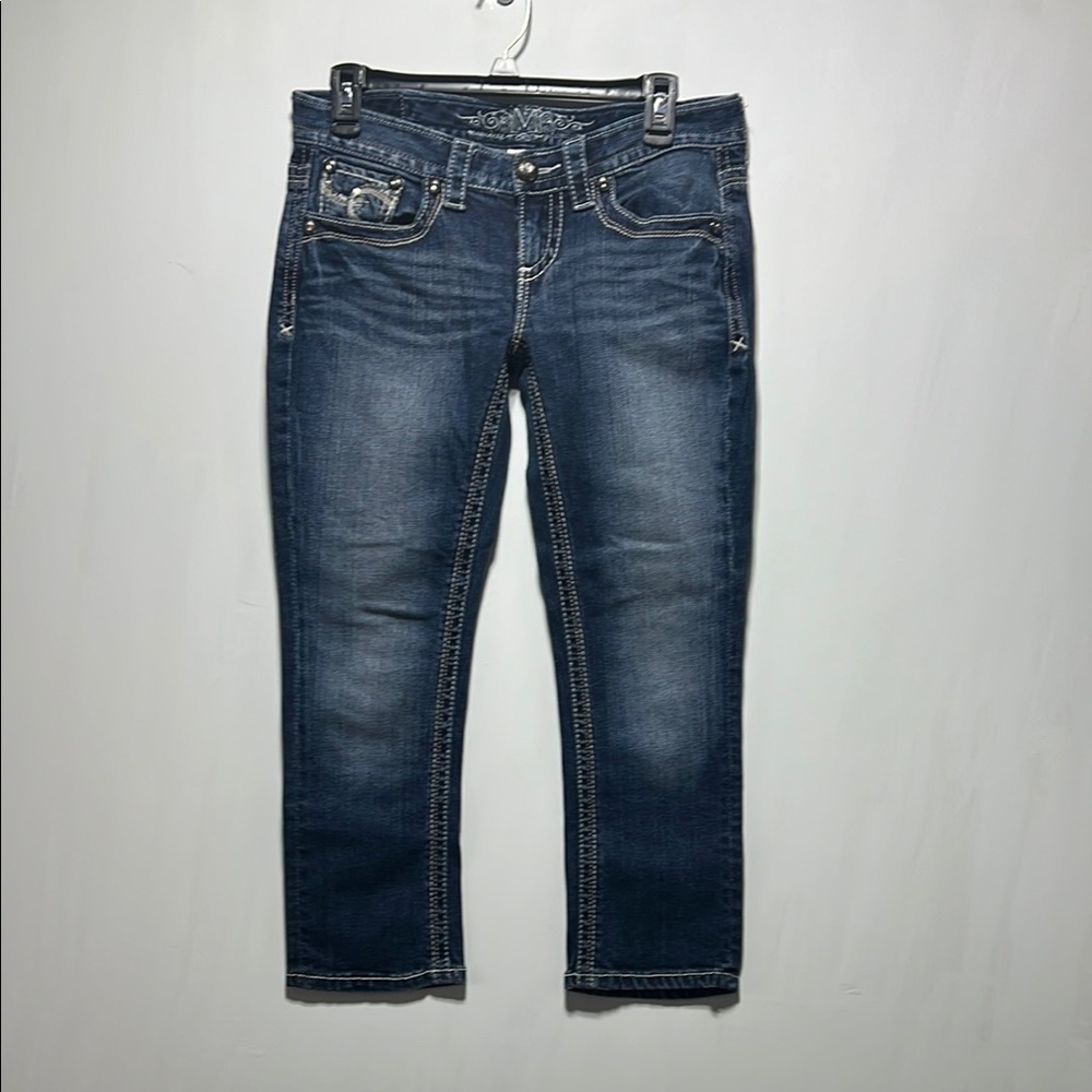 Women's Maurice’s Denim Straight Leg Capris size 3/4